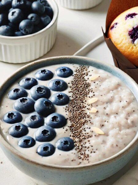 Blueberry Almond Energy Bowl Recipe - Helixx Foods